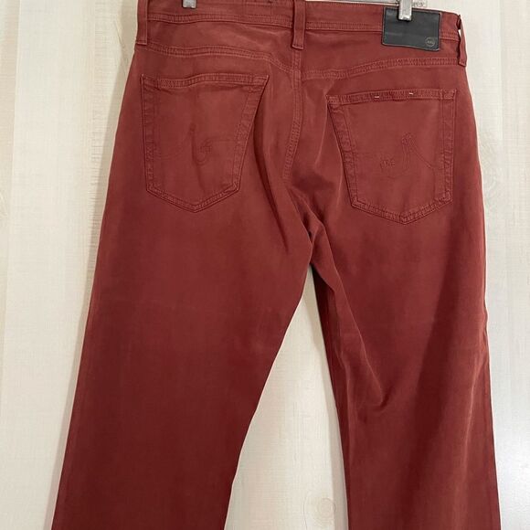 AG Adriano Goldschmied the graduate tailored leg rust pants jeans, size 14 - Picture 4 of 16